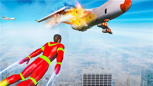 飞行超人城市英雄安卓版