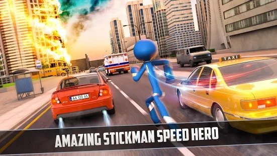 Grand Stickman Rope Hero Crime City（大火柴绳英雄犯罪城）手游